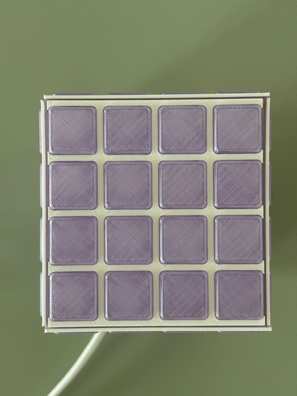 Handmade Tile Style Table Lamp – Geometric Bedside Accent Light